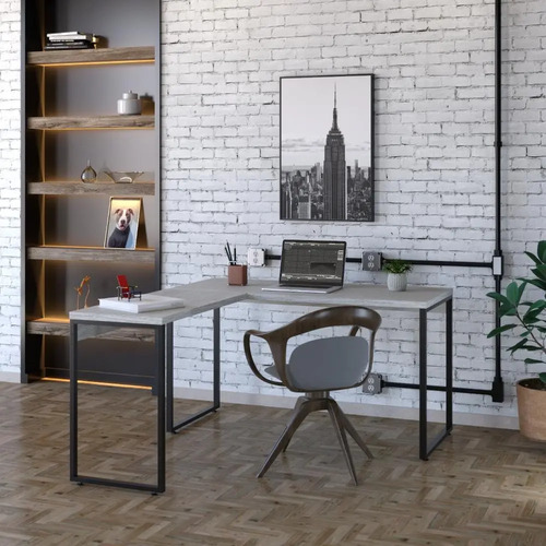 Mesa Em L Kuadra 135x150x75cm