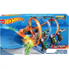 Hot Wheels Corkscrew Crash Triple Looping Infernal Pistas