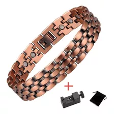 Pulsera Magnetica Cobre Terapia Imanes 3000 Gauss Diseño Esl