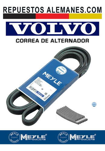 Correa Alternador Volvo S60 S80 V70 Xc70 Xc90 2.4 2.5t D5 T6 Foto 3