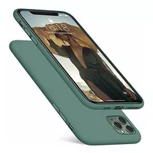 Funda Para iPhone 11 Pro Max Silicona Verde Medianoche