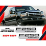 Par De Emblemas Laterales F-250 Lariat Super Duty 2005-2007