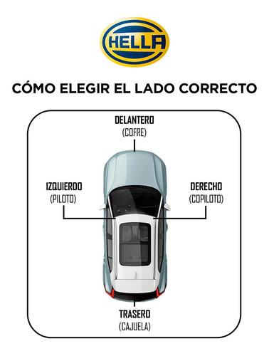 Foco Faro Luz Alta Y Baja Chrysler 200 2015 - 2016 2.4 Hella Foto 3