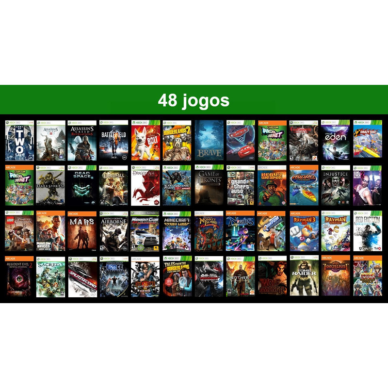 Jogos Xbox 360 transferência de Licença Mídia Digital