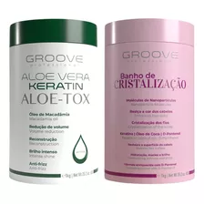 Baño De Cristalización 1 Kg + Btx Aloe Tox Groove 1 Kg