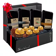 Caja Regalos Degustación Café Gourmet Bombones Sharo Wernal