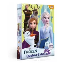 Quebra Cabeça 100 Peças Frozen - Toyster 8027