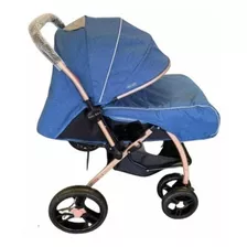 Coche Cuna De Bebe Paseo Con Cubrepies, Acolchado Dorado