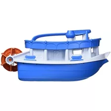 Green Toys Paddle Boat, Blue/grey 4c - Pretend Play, Motor S