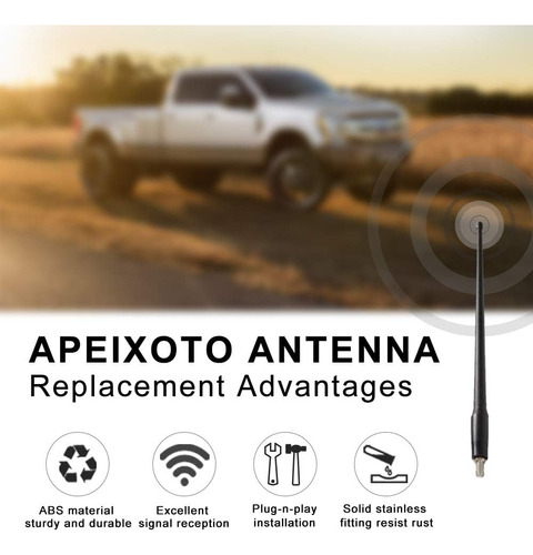 Liberty - Antena De Radio De 13 Pulgadas Para Jeep Wrangler  Foto 2