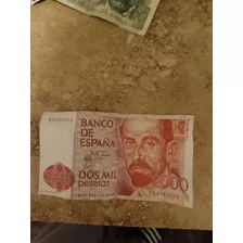 Vendo Billetes Antiguos De España Y México 500 Pesos Y 2000 