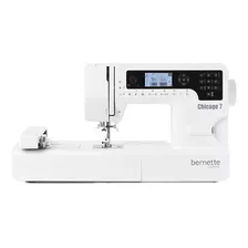 Máquina De Costura Bernette Chicago 7 Branca 110v/220v Cor Branco