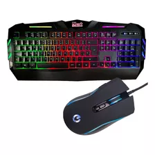 Kit Teclado Y Mouse Gamer Anti-ghosting Rgb Etheos Tmmbgk1