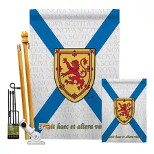 Canadá Provinces Nova Scotia Banner Doble Cara 28 X 40