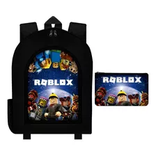 Combo Mochila Urbana + Cartuchera Roblox Videojuego