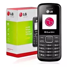 Kit 2 Telefone LG B220 Dual Sim 32 Mb Preto 32 Mb Ram Novo