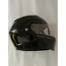 Casco Harley Davidson Rebatible Xl. Negro