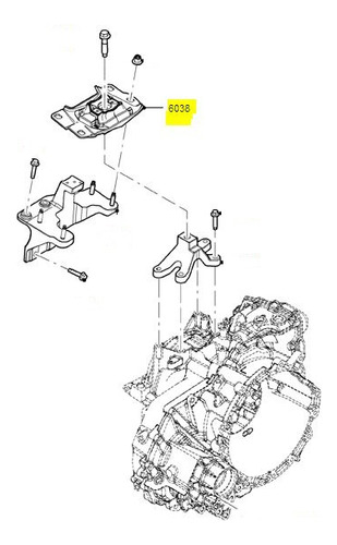 Soporte Izq Transmision Para Ford Explorer 3.5l V6 12-14 Foto 6