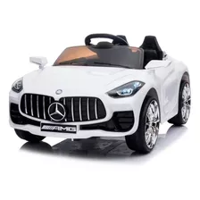 Carro A Bateria Para Crianças Lafuente Imports Br Mercedes Amg 6v Cor Branco 110v/220v