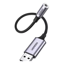 Ugreen Tarjeta De Sonido Usb Auriculares, Mac, Ps5, Pc, 