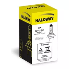 10 Lampadas De Farol H7 55watts 12volts Haloway