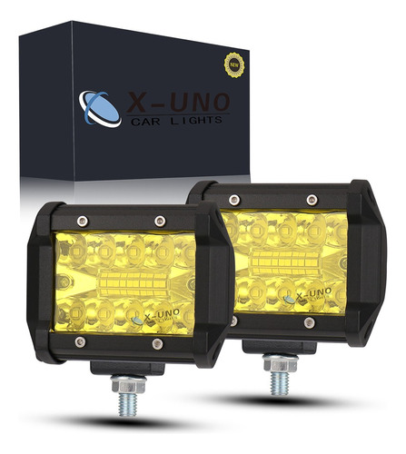 Par Faros 4''led Auxiliares 60w Triple-fila Jeep Rzr Suv 4x4 Foto 7