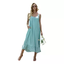 Vestidos Largos Maxi Floral Suelto Casual