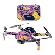 Skin De Vinilo Para Drone Dji Mini 2 - Rosa.