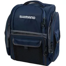Bolsa Pesca Shimano Mochila Backpack Xl Lubg-15 C/ 4 Estojos Cor Azul