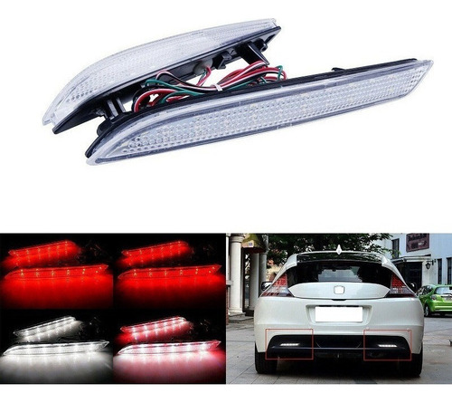 2 Luces Led For Parachoques Trasero Honda Cr-z Cr-v 10-14. Foto 3