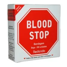 Curativo Band Aid Blood Stop Redondo - Caixa 500 Unidades