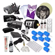 Kit Tatuagem Completo Máquina X13 Profissional Bivolt Tatto