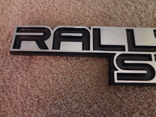 Emblema Lateral Van Gmc Rally Stx Original Metalico Foto 5