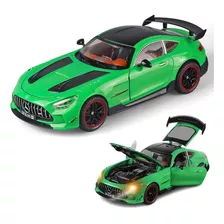 E Mercedes Benz Amg Gtr Black Series Miniatura Metal Car E