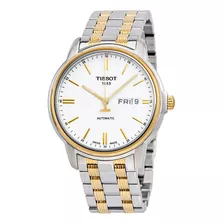 Relógio Tissot T-classic Automático Dourado T0654302203100