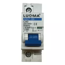 Disjuntor Din Unipolar 80amp Lukma 34010