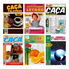 Kit 15 Caça Palavras - Só Nível Fácil - Sem Repetições