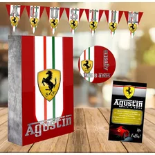 Combos De Cumpleaños Personalizado Para 20 Niños Ferrari