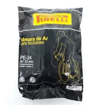 Câmara De Ar Bicicleta Aro 24 Pirelli Bico Grosso 33mm