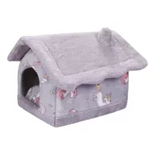 Casa Cama Para Mascotas Felpa Super Suave Talla M