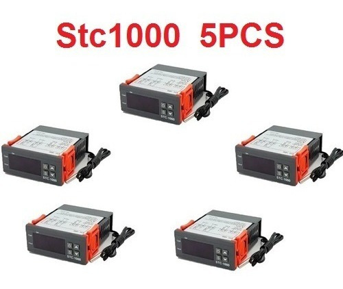 5pcs Tcontrolador Temperatura Stc1000 Sensor De Temperatura