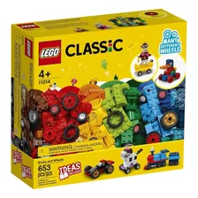 Lego® Classic - Ladrillos Y Ruedas (11014) Cantidad De Piezas 653