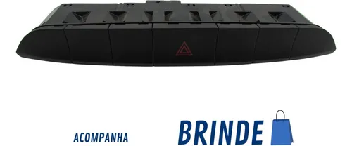 Botão Do Painel Pisca Alerta Fiat Uno 1.0 2019 2