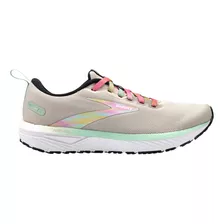 Tenis Brooks Correr Revel 6 Mujer Gris