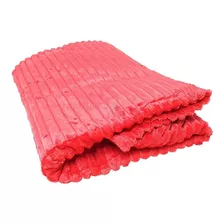 Manta Cobertor Frisado Macio - 180 X 200 Cm - 100% Poliéster
