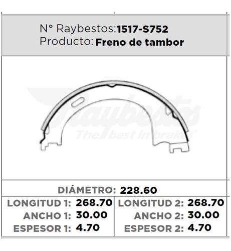 Balatas Freno Mano Ford Expedition 97-02 F150 94-04 F250 '97 Foto 2