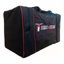 Bolsa De Equipamentos Tribos E Trilhas Whip Motocross Enduro Cor Preto/vermelho