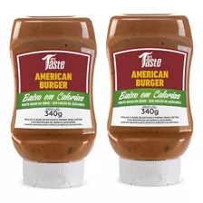 2x Molho American Burger Zero Calorias - 340g - Mrs Taste