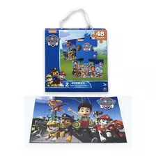 Paw Patrol Rompecabeza 48 Piezas,2 En 1 Mundotoys Flex