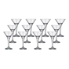 Tc Mini Martini 12 Pc - 100 Ml Cor Transparente